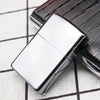 Hot Sell Gasoline Flint Lighter Metal Kerosene Oil Windproof Lighter Ice Silver Refillable Gadgets For Man