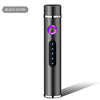 New Accessories Mini Double Arc Plasma Lighter Cylinder Electric Lighter Rechargeable USB Cigarette Lighters Windproof Smoking