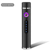 New Accessories Mini Double Arc Plasma Lighter Cylinder Electric Lighter Rechargeable USB Cigarette Lighters Windproof Smoking