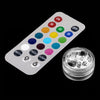 1set waterproof submersible rgb led light with remote battery operated glass hookah shisha tobacco pipes bong accessories lamps