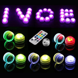 1PC RGB 13 Colors LED Light for Shisha Hookah Narguile Bar Decoration Accessories Festive Party Decoration With Remote Control