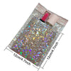 10PCS Holographic Metallic Bubble Mailer Gift Packaging Glamour Colorful Silver Shades Foil Cushion Padded Shipping Envelopes