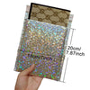 10PCS Holographic Metallic Bubble Mailer Gift Packaging Glamour Colorful Silver Shades Foil Cushion Padded Shipping Envelopes