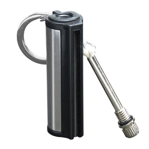 Outdoor Survival Tool Flint Fire Starter Matches Keychain Portable Thousands of times Key Chain Lighter Kit  NO OIL