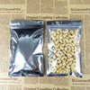 50pcs Small Zip Lock Plastic Bags Reclosable Silver Aluminum Foil Mylar Jewelry/Food Storage Bag Kitchen Package Bag Ziplock Bag