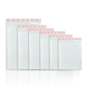 50 Pieces Of Different Specifications White Bag Foam Envelope Foam Foil Office Packaging Envelope Moistureproof Vibration Bag