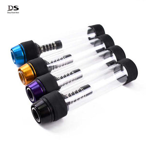 Smoking Tobacco Glass Blunt Pipes Vaporizer Dry Grass Hand Tube Kits Material Brass Weed female smokers Pipe Bongs Accessories