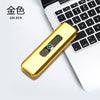 USB push button double-side charging lighter electronic windproof cigarette lighter