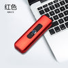 USB push button double-side charging lighter electronic windproof cigarette lighter