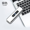 USB push button double-side charging lighter electronic windproof cigarette lighter