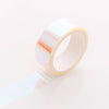 Rainbow Gradient Tape Masking Stickers Washi Tape Set Korean Stationary Cute Kawaii Scrapbooking Adhesive Tape Decorative Pastel