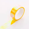 Rainbow Gradient Tape Masking Stickers Washi Tape Set Korean Stationary Cute Kawaii Scrapbooking Adhesive Tape Decorative Pastel