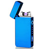 Windproof Dual Arc Lighter Flameless Electronic Rechargeable Electric Lighter for Cigarette Candle with LED Power Display