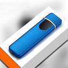 Windproof Dual Arc Lighter Flameless Electronic Rechargeable Electric Lighter for Cigarette Candle with LED Power Display