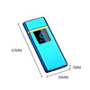 Windproof Dual Arc Lighter Flameless Electronic Rechargeable Electric Lighter for Cigarette Candle with LED Power Display
