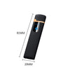 Windproof Dual Arc Lighter Flameless Electronic Rechargeable Electric Lighter for Cigarette Candle with LED Power Display