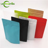 Leotrusting 50pcs/pack Stand up Matt Aluminum Foil Ziplock Bag Colorful Doypack Coffee Tea Packaging Bag Eco-friendly Gift Pouch