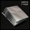 New Hot 100pcs Heat Seal Storage Bags Aluminium Foil Vacuum Sealer Pouches Food Grade For Nuts SMR88