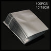 New Hot 100pcs Heat Seal Storage Bags Aluminium Foil Vacuum Sealer Pouches Food Grade For Nuts SMR88