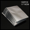 New Hot 100pcs Heat Seal Storage Bags Aluminium Foil Vacuum Sealer Pouches Food Grade For Nuts SMR88