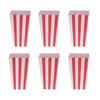 50pcs/24pcs Mini Foil Gold Silver Candy Popcorn Boxes Snack Containers Kids Party Treat Bags Wedding Movie Decoration Supplies