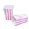 50pcs/24pcs Mini Foil Gold Silver Candy Popcorn Boxes Snack Containers Kids Party Treat Bags Wedding Movie Decoration Supplies
