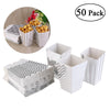 50pcs/24pcs Mini Foil Gold Silver Candy Popcorn Boxes Snack Containers Kids Party Treat Bags Wedding Movie Decoration Supplies