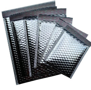 8 sizes 11x13cm/23x30cm 40pcs Silver Padded Shipping Envelope Metallic Bubble Mailer Aluminum Foil Gift Bag Packing Wrap