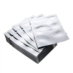 100pcs Silver Vacuum Sealer Pouches Heat Seal Aluminum Foil Mylar Bags Storage Pouches For Kitchen Supplies