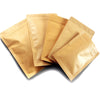 100 Kraft Paper Doypack Zip Lock Pouch with Aluminum Foil Food Tea Snack Coffee Storage Resealable Ziplock/zipper Bag