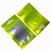100Pcs Zip Lock Resealable Mylar Bags Matte Clear Window Package Foil Food Bag Hang Hole Plastic Zipper Pouches for Electronics