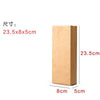 100Pcs/Lot  Top Open Kraft Paper Aluminum foil plated Bag Heat Seal Side Gusset Pouch for tea coffee food packaging