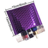 5PCS 15x13cm Color Metallic Bubble Mailers Foil Bubble Bags Aluminized Postal Bags with self seal gift bag Padded Envelopes