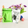 4 Colors Foil Food Packaging Bag Flat Zip Lock Package Bag Heat Seal Aluminum Foil Ziplock Bags Food Grade 8*13cm/10*18cm/9*15cm