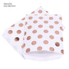 25pcs Foil Gold Silver Treat Candy Bag Wedding Party Favor Paper Bags Polka Dot Stripe Printed Paper Craft Gift Bags Packing