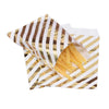 25pcs Foil Gold Silver Treat Candy Bag Wedding Party Favor Paper Bags Polka Dot Stripe Printed Paper Craft Gift Bags Packing