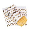 25pcs Foil Gold Silver Treat Candy Bag Wedding Party Favor Paper Bags Polka Dot Stripe Printed Paper Craft Gift Bags Packing
