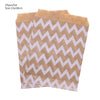 25pcs Foil Gold Silver Treat Candy Bag Wedding Party Favor Paper Bags Polka Dot Stripe Printed Paper Craft Gift Bags Packing