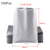 Dozzlor 100Pcs Vacuum Sealer Pouches Food Aluminium Foil Bags Sample Storage Bag Heat Sealing Grade Bag Kitchen Accessories