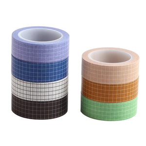 grid washi tape Kawaii masking tape Creative washi stationery scrapbooking washitape vintage decorative tape stationary