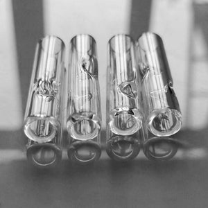 Reusable Glass Tobacco Pipe Rolling Paper Cigarette Filter Smoke Mouthtip For Father Boyfriend Smoking Tool