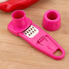 Plastic Garlic Press Ginger Garlic Pepper Garlic Grinding Grater Planer Slicer Cutter Garlic Grinding Tool Kitchen Accessories
