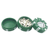 Plastic 3 Layers Chip Style Herb Herbal Tobacco Grinder Smoking Utensil Weed Crusher Grinder