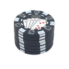 Plastic 3 Layers Chip Style Herb Herbal Tobacco Grinder Smoking Utensil Weed Crusher Grinder
