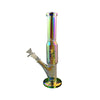 Straight Glass Bongs Luminous fish Pipes Glass Water Pipe Bong 30cm Hookah diffuser downstem percolator Dab Rig