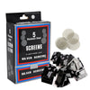 100pcs Silver Pipe Screens Tobacco Hookah Water Pipe Metal Filter Stainless Steel Filters for Shisha Hookah Chicha Narguile