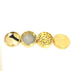 3 Parts Mini Herb Grinder Weed Smoke Tobacco Hand Muller for Hookah Shisha Water Pipe Diameter 40mm