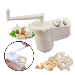 Multifunctional Garlic Ginger Crusher Grinder Press Rotate Kitchen Gadget Tools Multipurpose